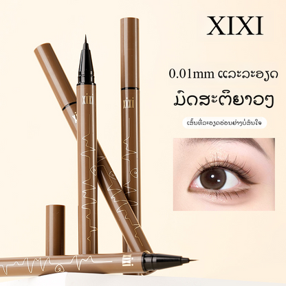 ปากกาอายไลเนอร์ Xixi แบบบาง สีธรรมชาติ กันน้ำ ไม่เลอะง่าย ปากกาอายไลเนอร์แบบน้ำสีดำและน้ำตาล สำหรับผู้เริ่มต้น (349-352)